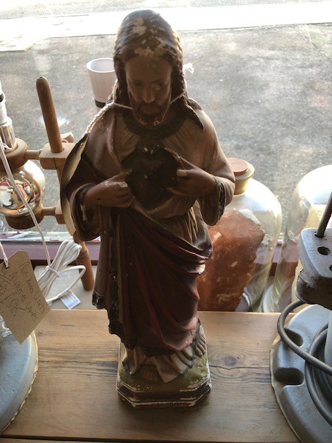 Jesus statue in plaster
