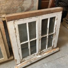 Double opening casement timber window