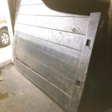 Stable stall siding curved top