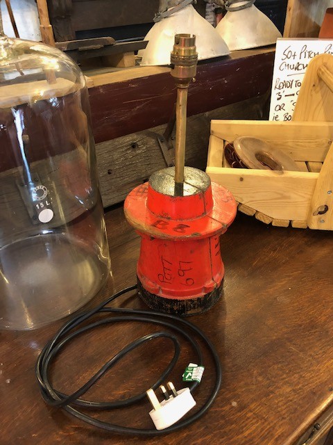 Wooden Industrial pattern lamps - many different available