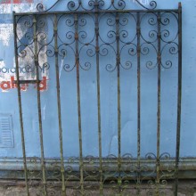 Garden gate - strapwork wrought iron