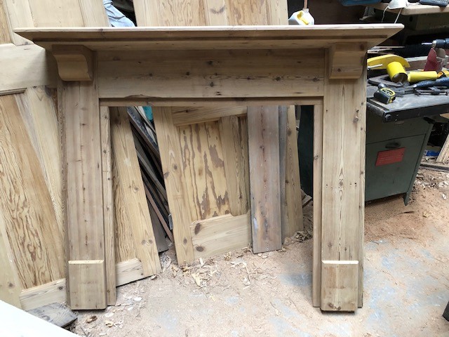 Fire surround - chunky corbels 2