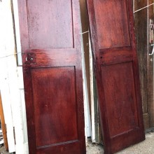 Doors - pair of hardwood ship doors