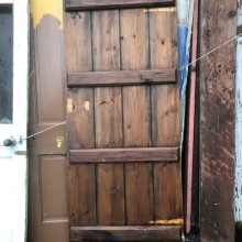 Plank door - vintage 30