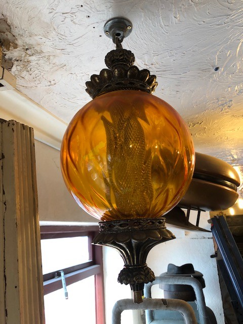 Falkenstein mid-century pendant light fixture   SOLD