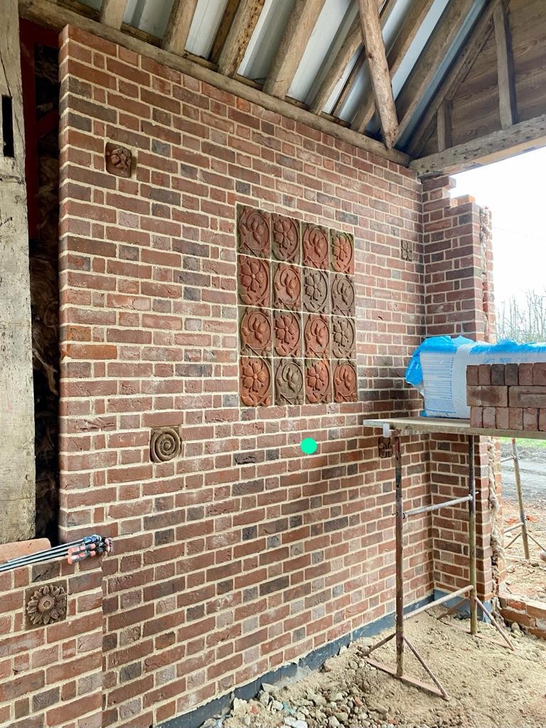 Feature Bricks in Suffolk Barn conversion