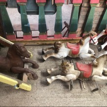 Horses - assorted vintage metal