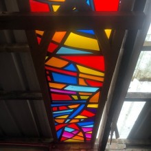 Faith nightclub decorative bar glass