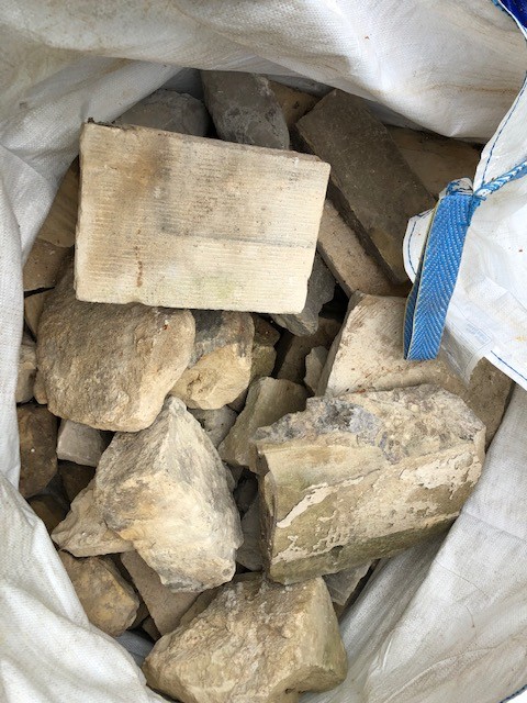 PORTLAND Stone blocks - random sized walling or flooring