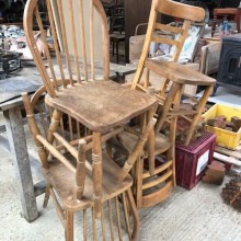 Chairs - assorted wooden always in stock