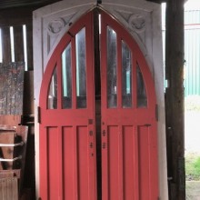 Arched Church doors and frame 112