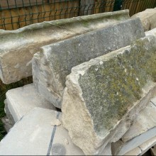 Stone blocks from the Castle walls