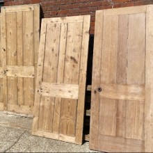 Four panel 'flat' style doors in stock