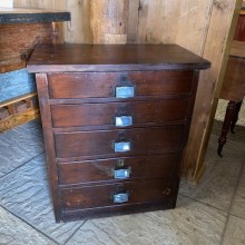 Collectors cabinet of drawers