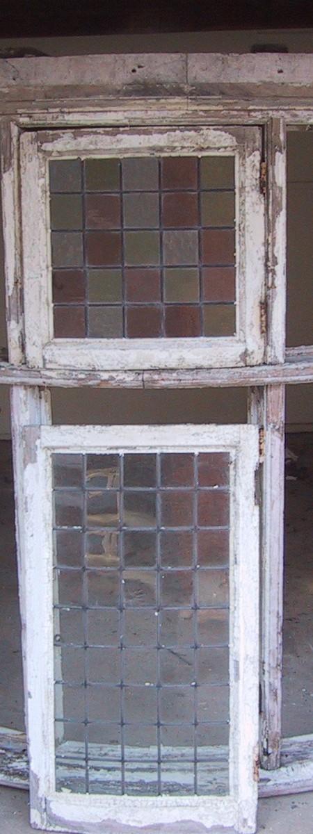 Victorian Bay window with leaded lights