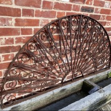 Arch - wrought iron strapwork 71inch x 34inch