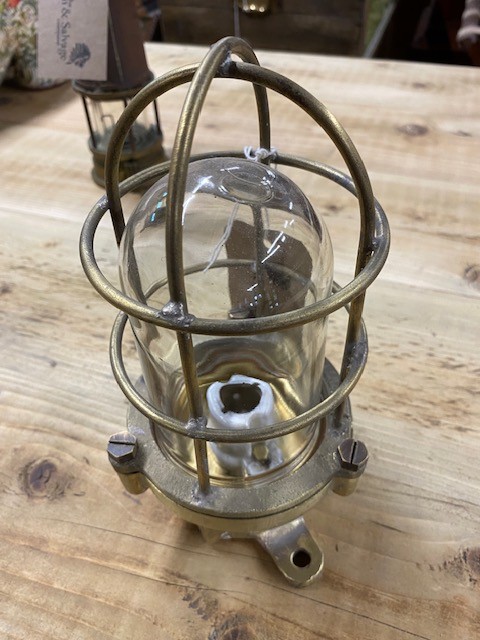 Ship bulkhead lights - solid brass