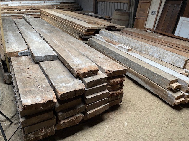 Joist wood - reclaimed victorian timber always in stock