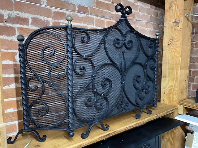 Fire guard - strapwork period example 32x12x30inch