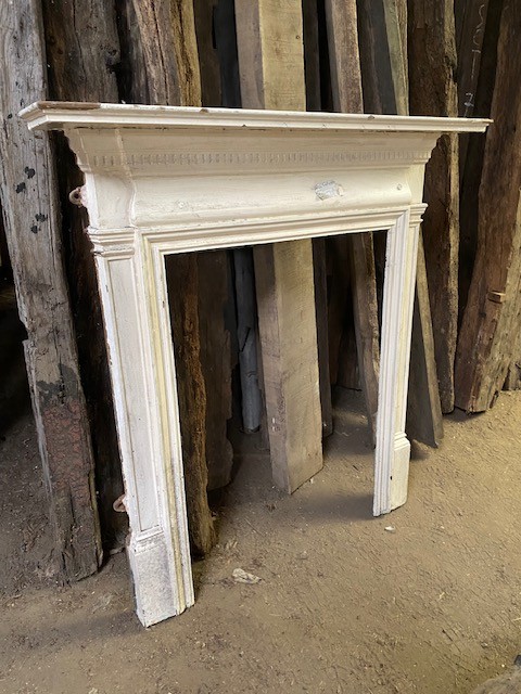 Fire surround - Victorian cast iron pending stripping.