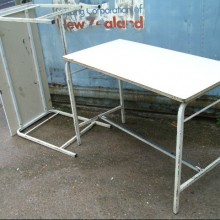 Tables - School vintage metal framed 12 available