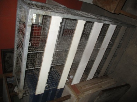 pigeonholes - Industrial metal cage SOLD