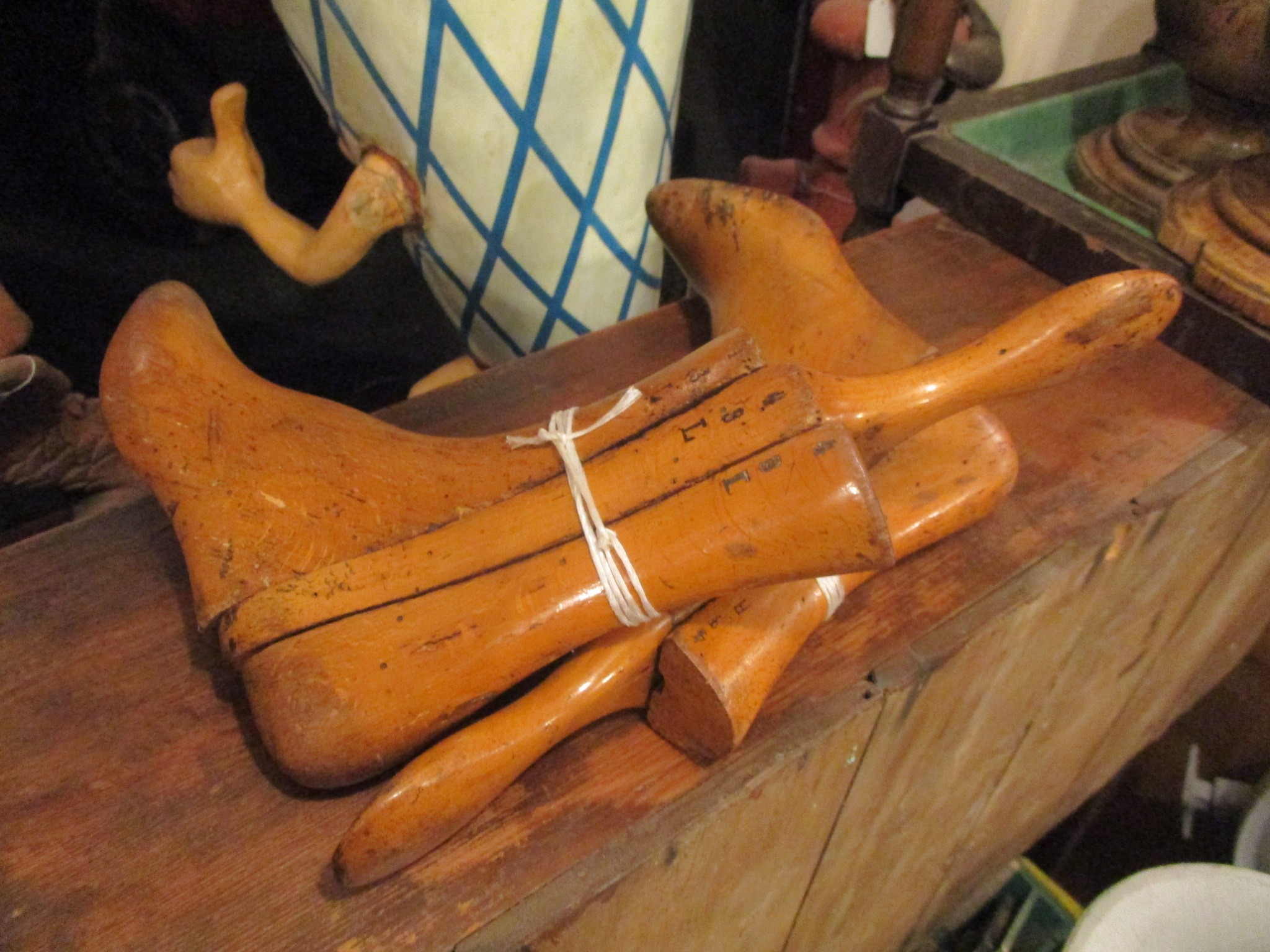 Boot lasts - vintage wooden type