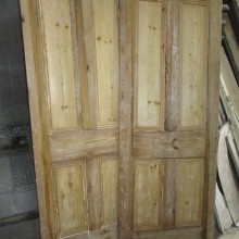 Sets of 4-panel Victorian doors in stock