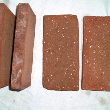 Red cut bricks