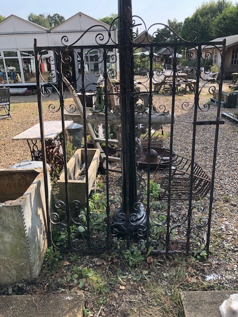 Gate - 4ft wide strapwork iron 68