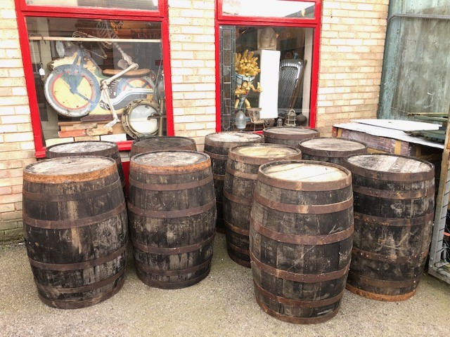 Barrels - Vintage Oak whisky - seasonal always re-stocked in Spring.