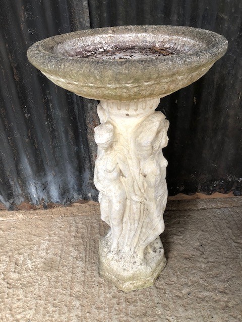 Birdbath - vintage 