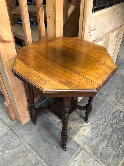 Table - octagonal antique