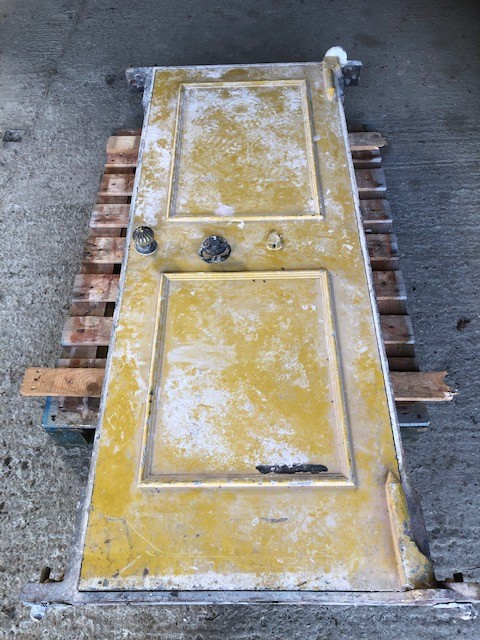 CHUBB solid metal vault door and frame