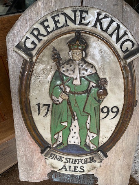 Greene King - ceramic wall decoration