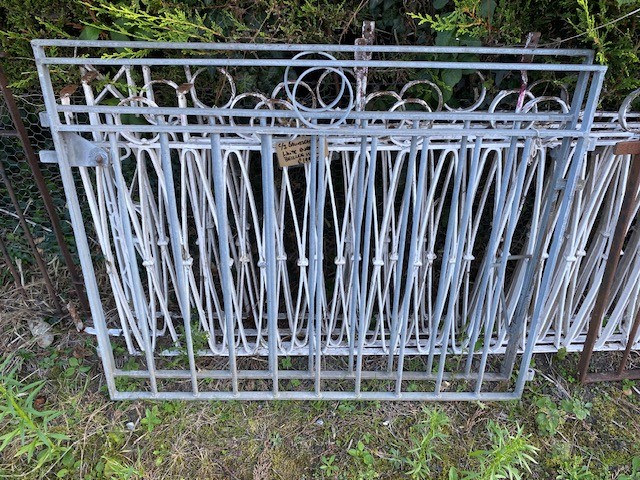 Gates - galvanised driveway pair 94inch x 36inch