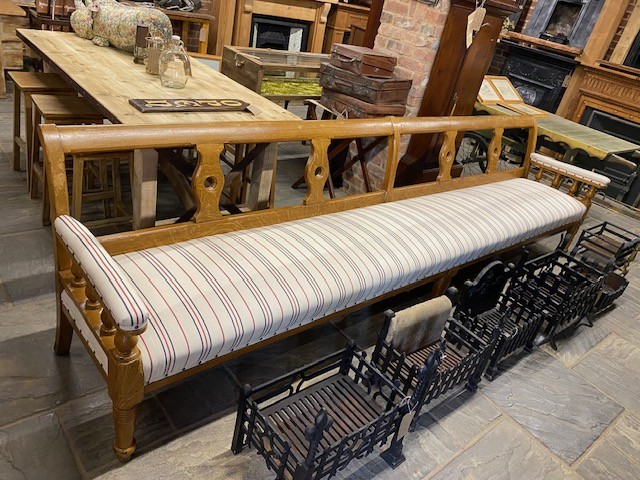 Waiting room bench seat - GREAT EASTERN RAILWAY