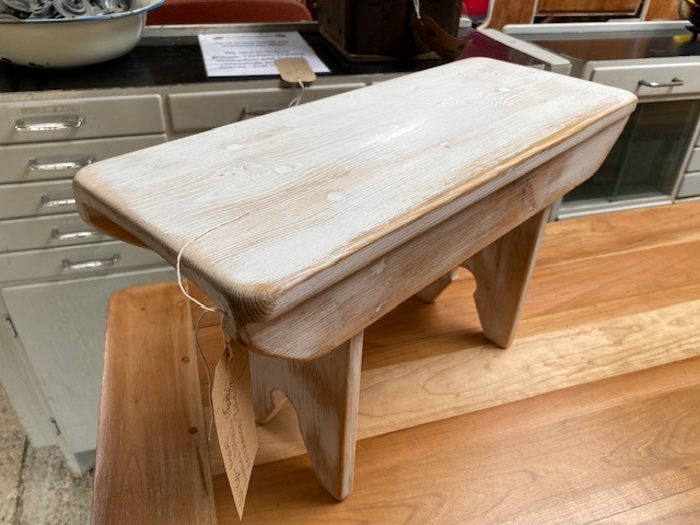 Stool - small reclaimed wooden.