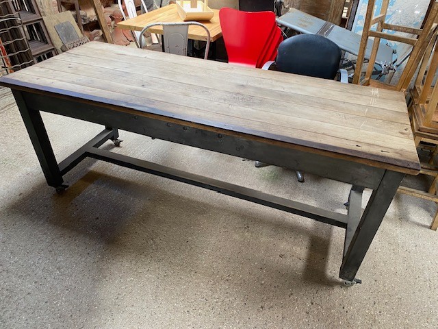Table - large hardwood industrial version