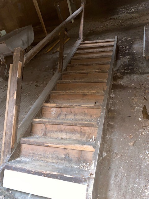 Stair run.