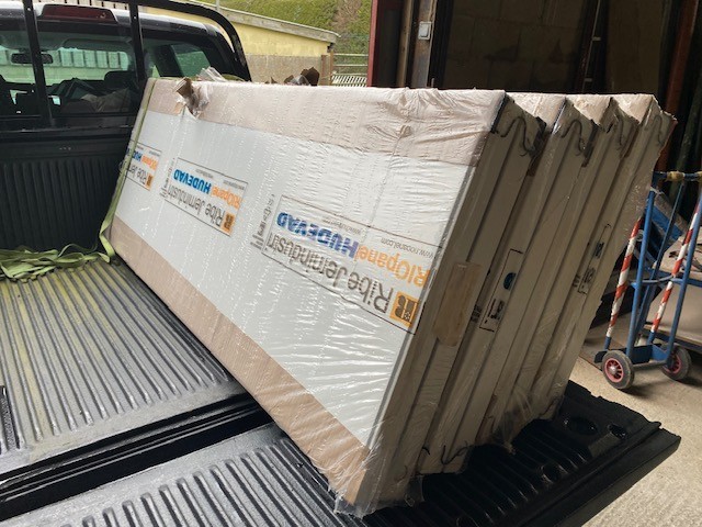 Hudevad Plan Radiators - 4 available in original packaging. 1866x700x126mm