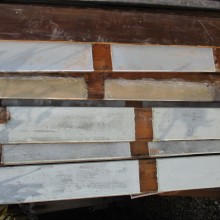 Wall cladding - Vintage painted timber cladding always in stock